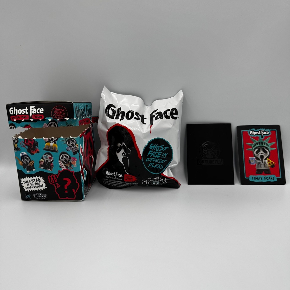 Ghost Faces in Different Places Blind Box Collectible "TIMES SCARE" Figure-NIB!